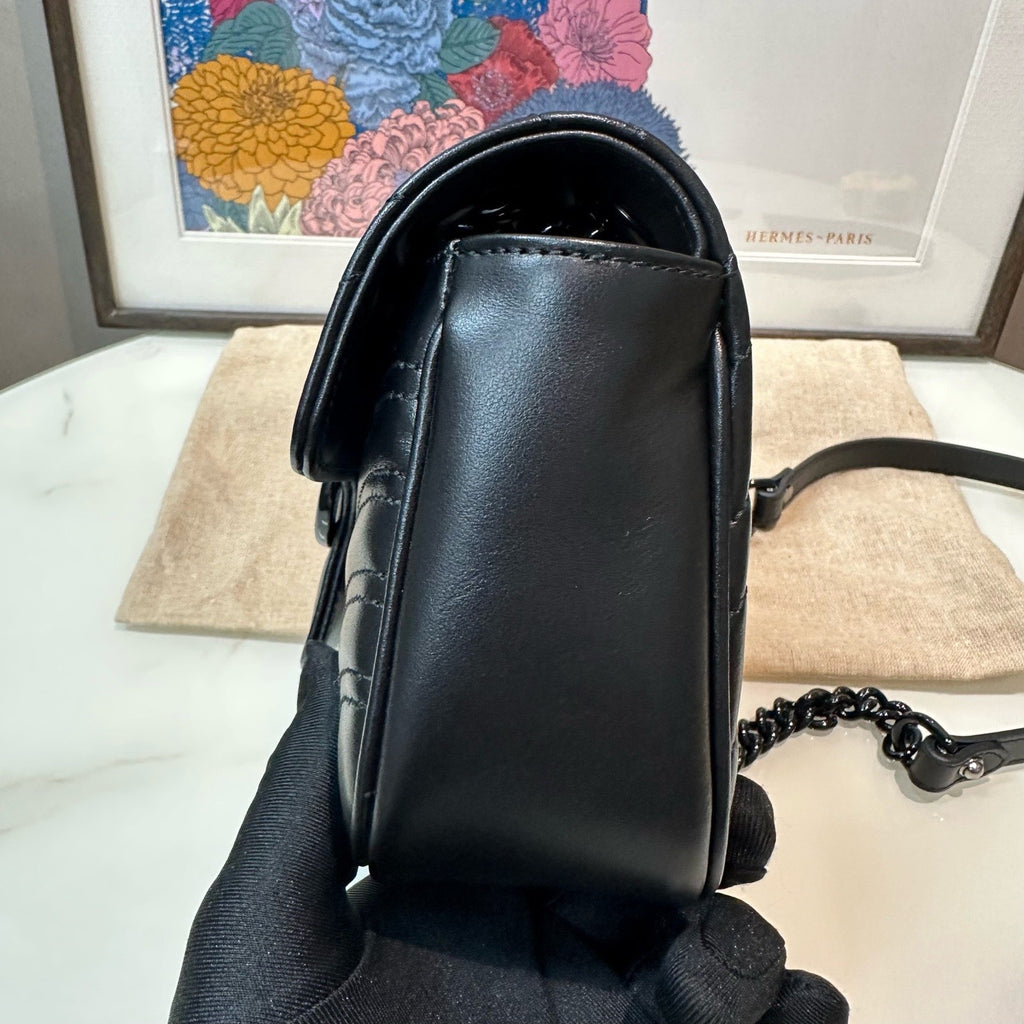 Gucci so black Marmont mini