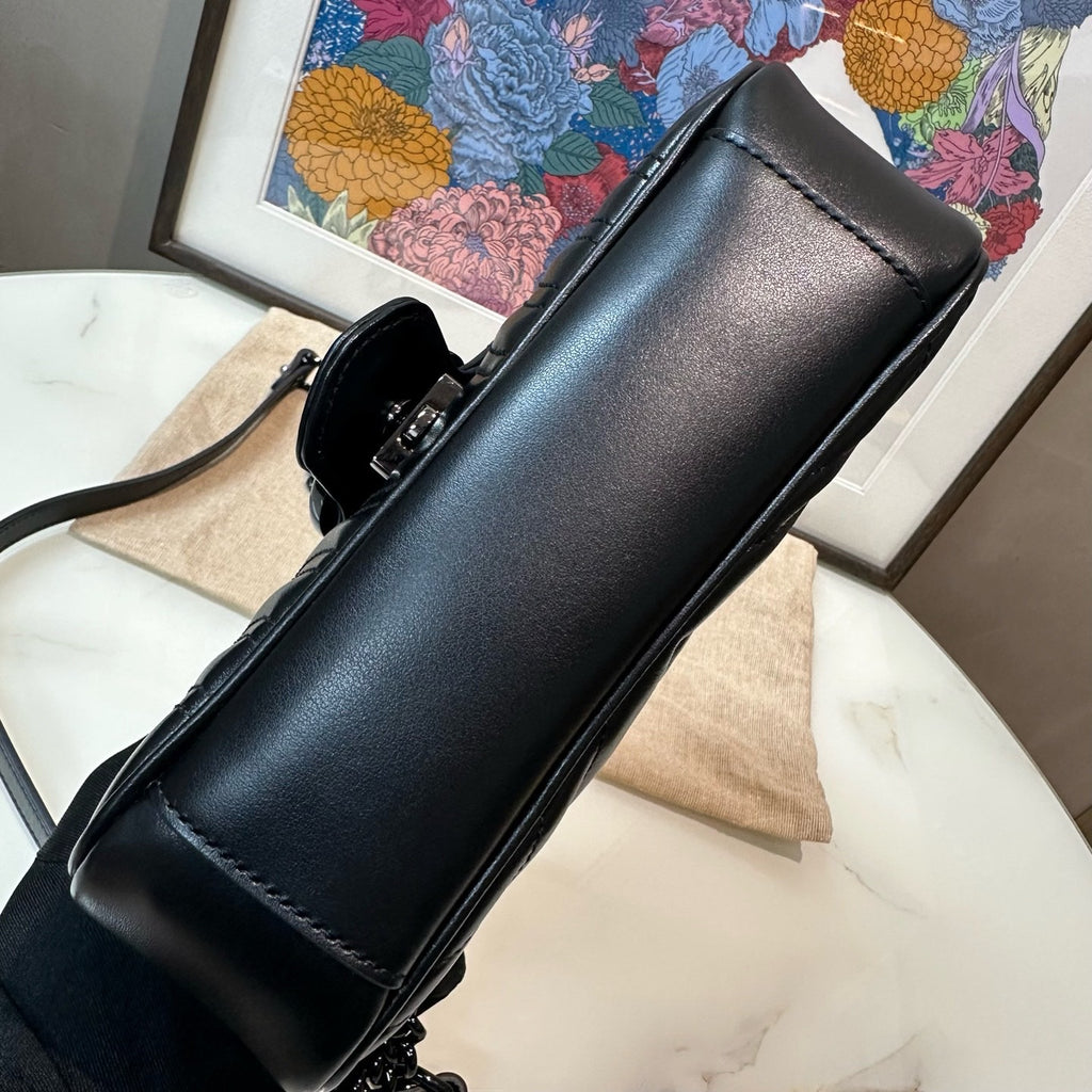 Gucci so black Marmont mini