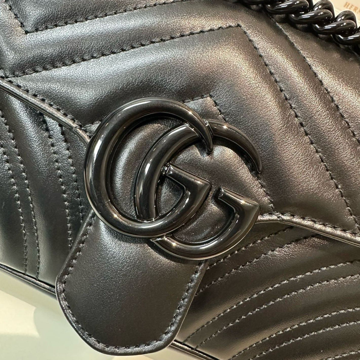 Gucci so black Marmont mini