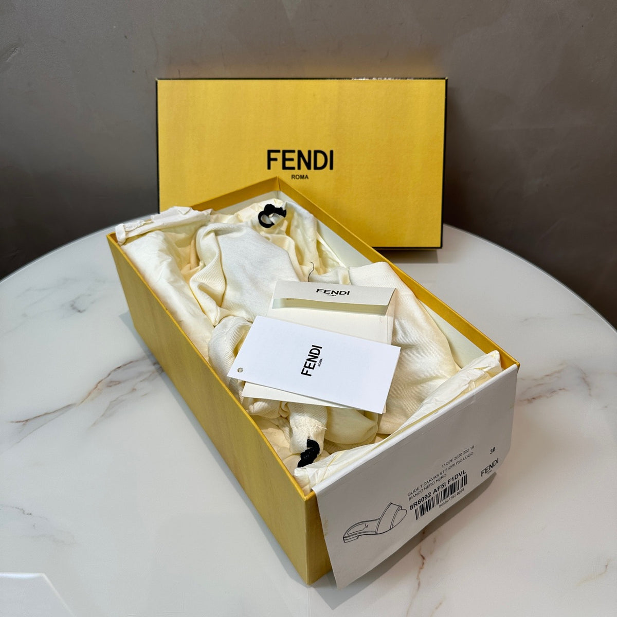 Fendi Signature Flat Slides