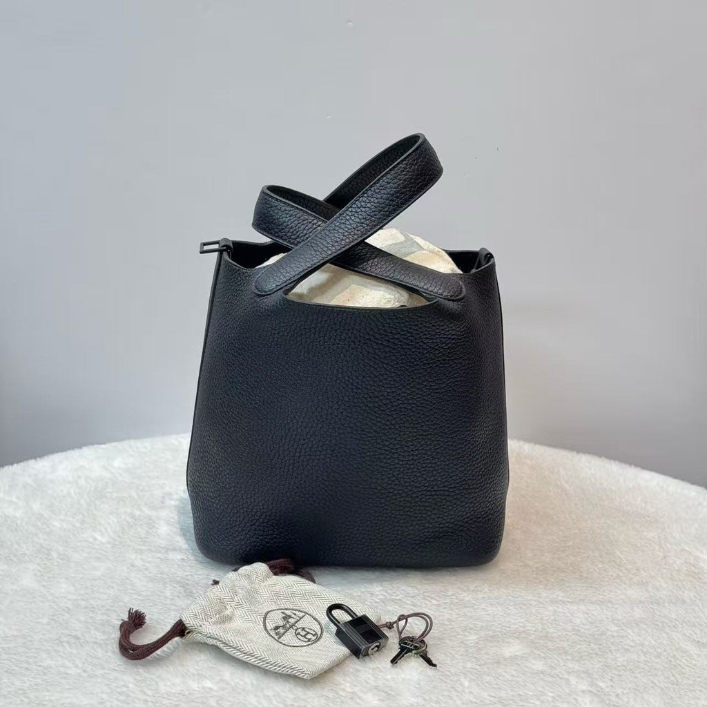 Hermes Soblack Picotin Lock