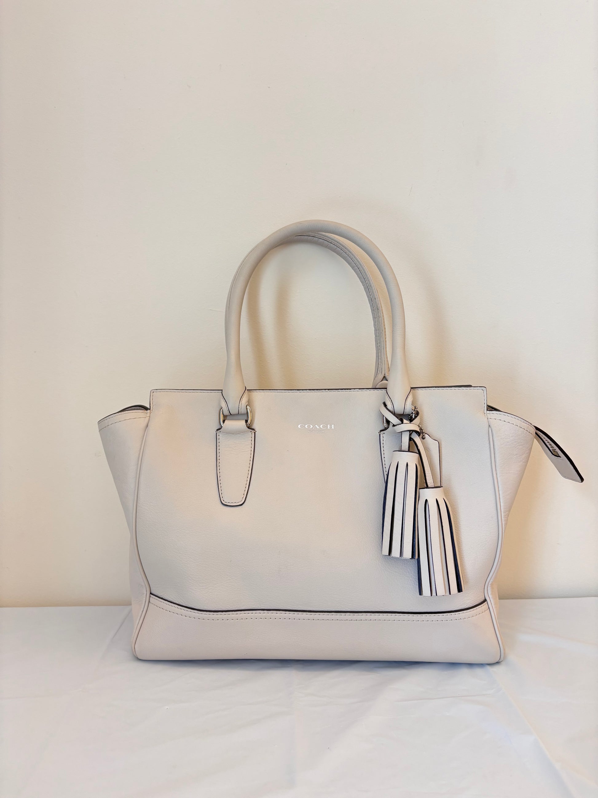 Coach full leather handheld dumpling bun
