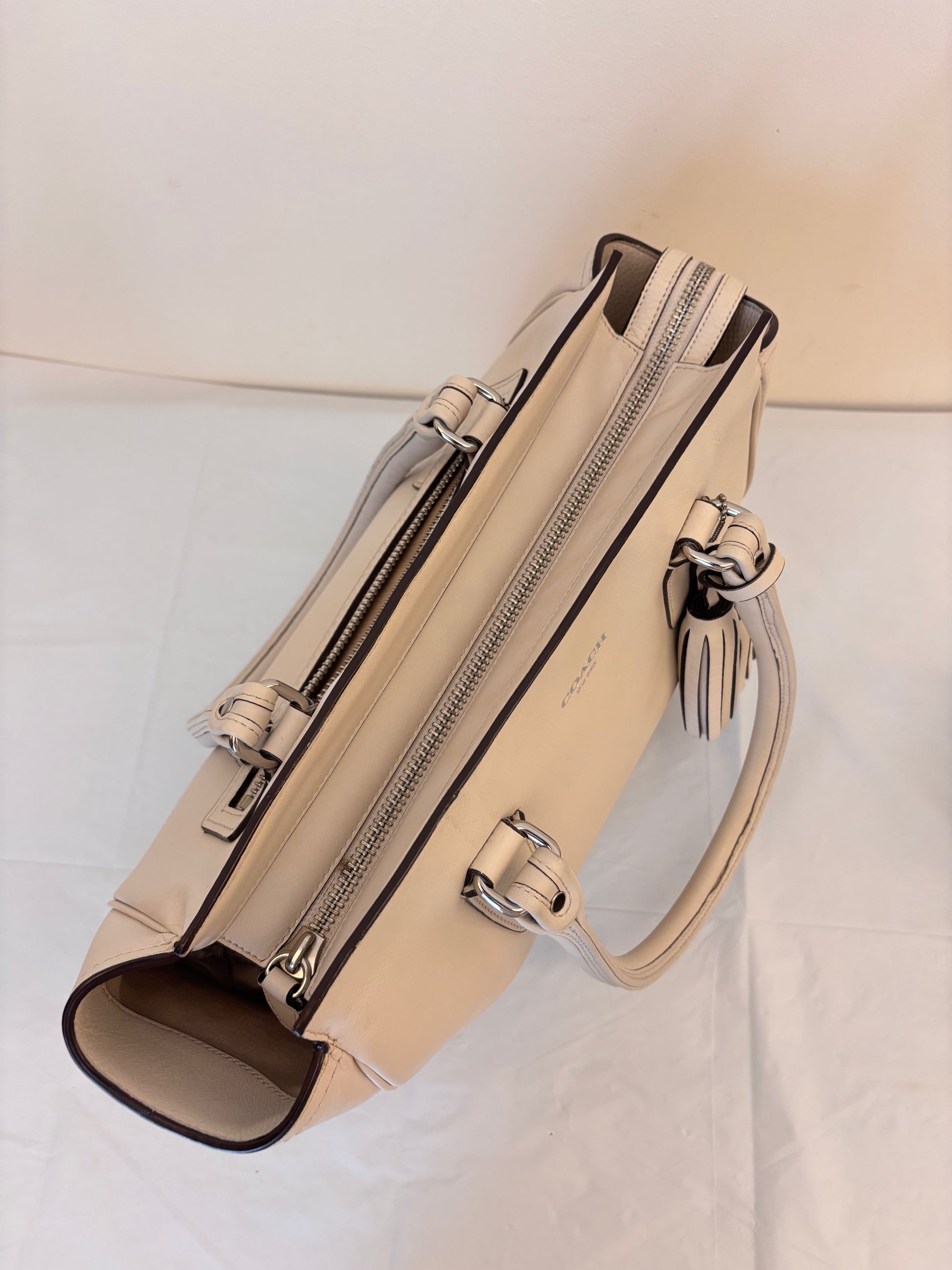 Coach full leather handheld dumpling bun