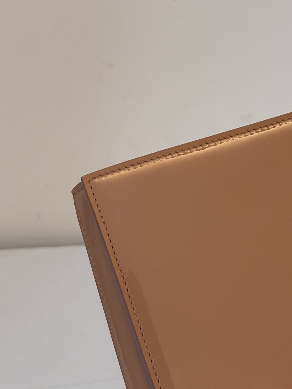 Saint Laurent lacquer leather handbag