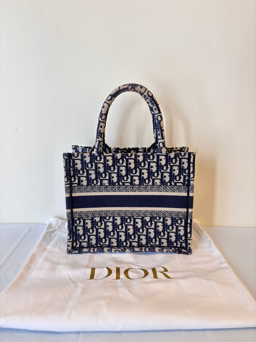 Dior monogram tote bag small