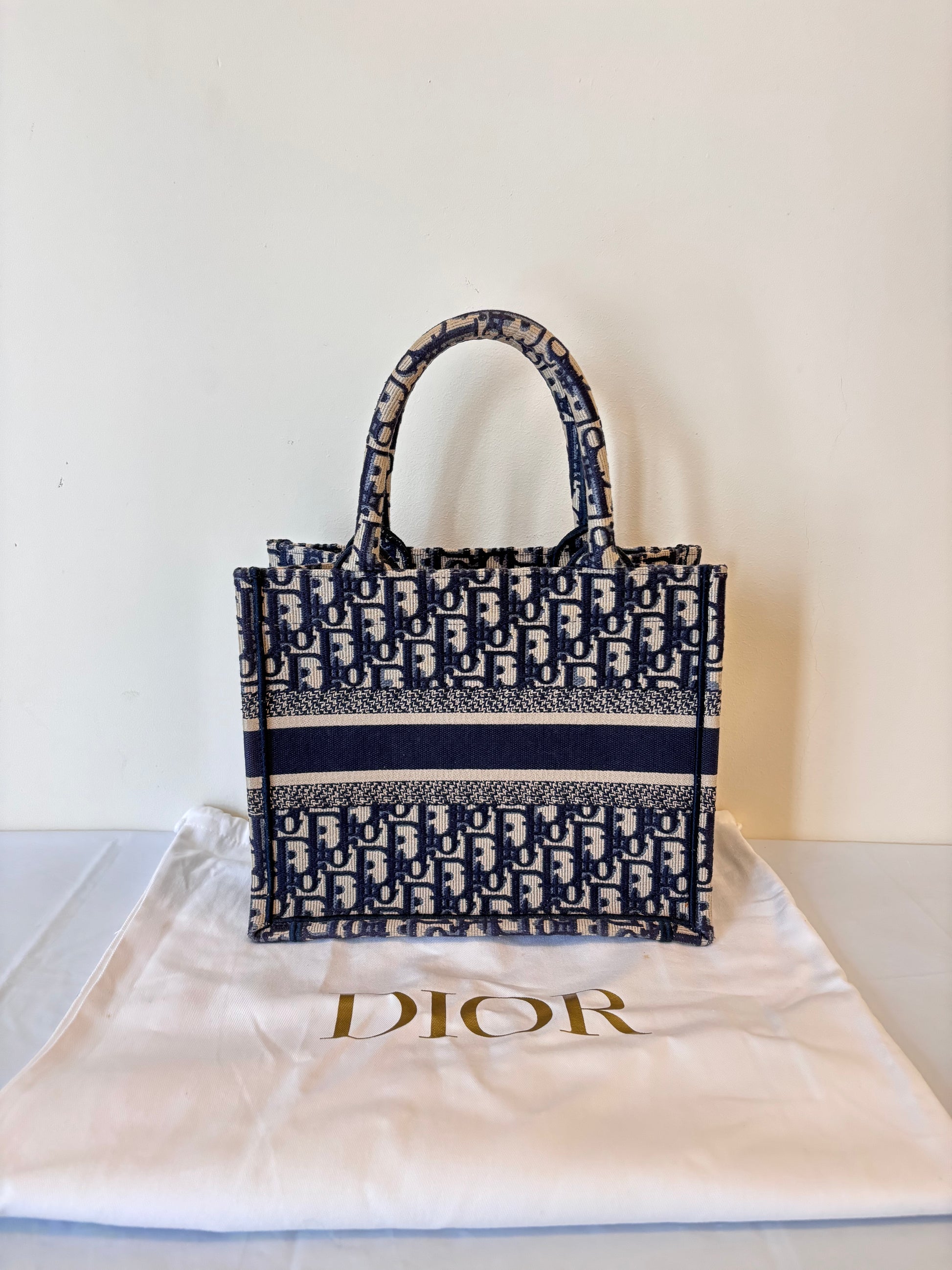 Dior monogram tote bag small