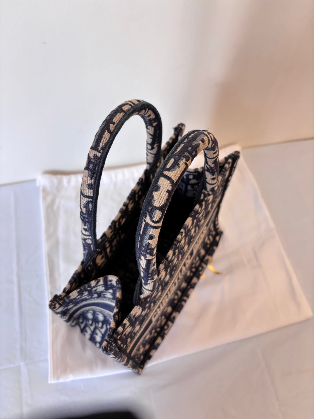 Dior monogram tote bag small
