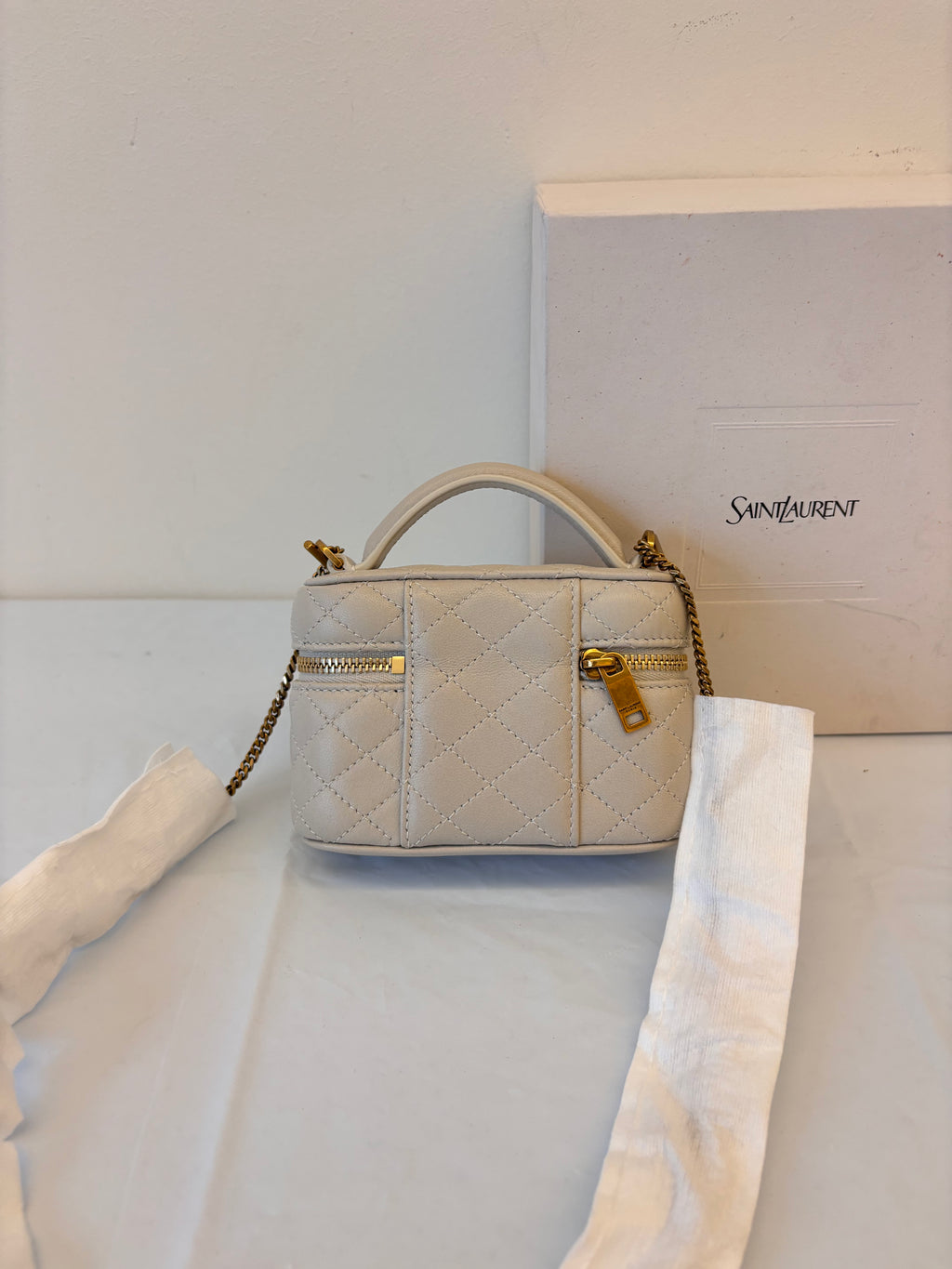 YSL Platinum mini makeup box