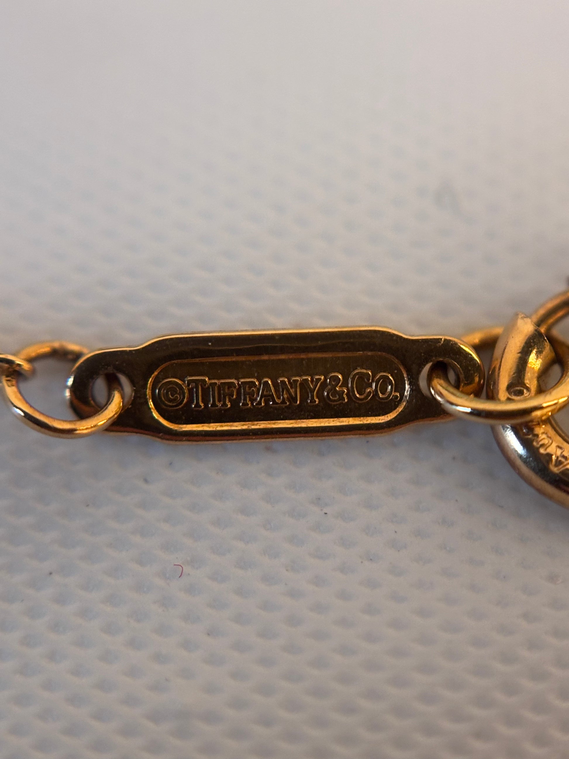 Tiffany&Co 18K Rose Gold diamond necklace