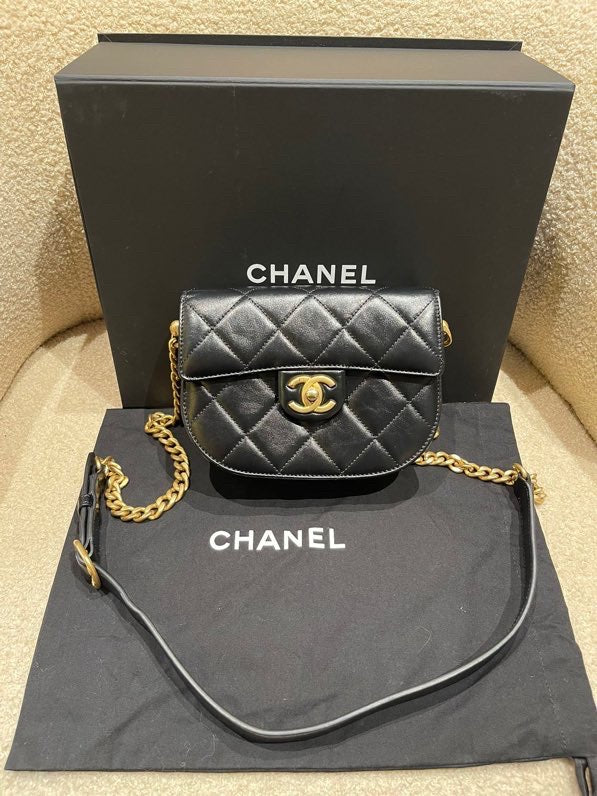 Chanel Half Moon Flap Bag