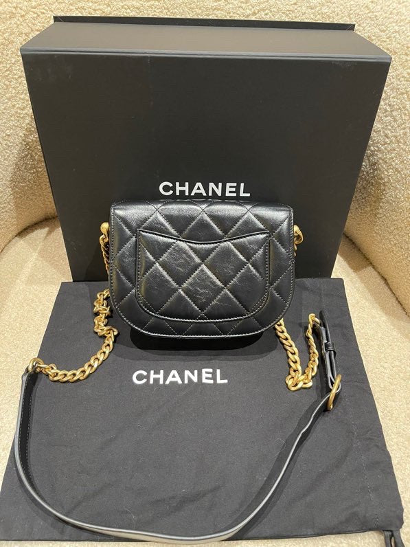 Chanel Half Moon Flap Bag
