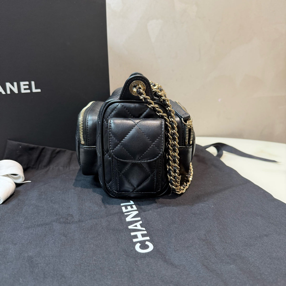 Chanel 24k Camera Case Small
